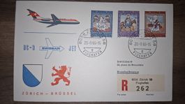 Swissair Zürich - Brüssel 20.09.1966