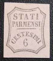 Parma Altitalien Zeitungsm. Kat. 2 (*) 1857 Kat. 300 Euro