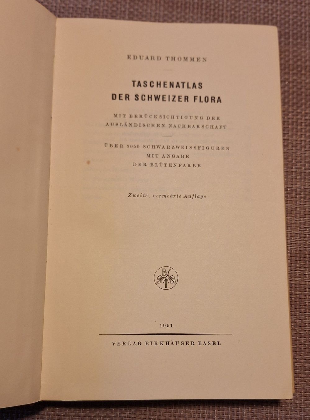 Libri: Taschenatlas der Schweizer Flora – Usato da Grabserberg venduto da Sahara947 2