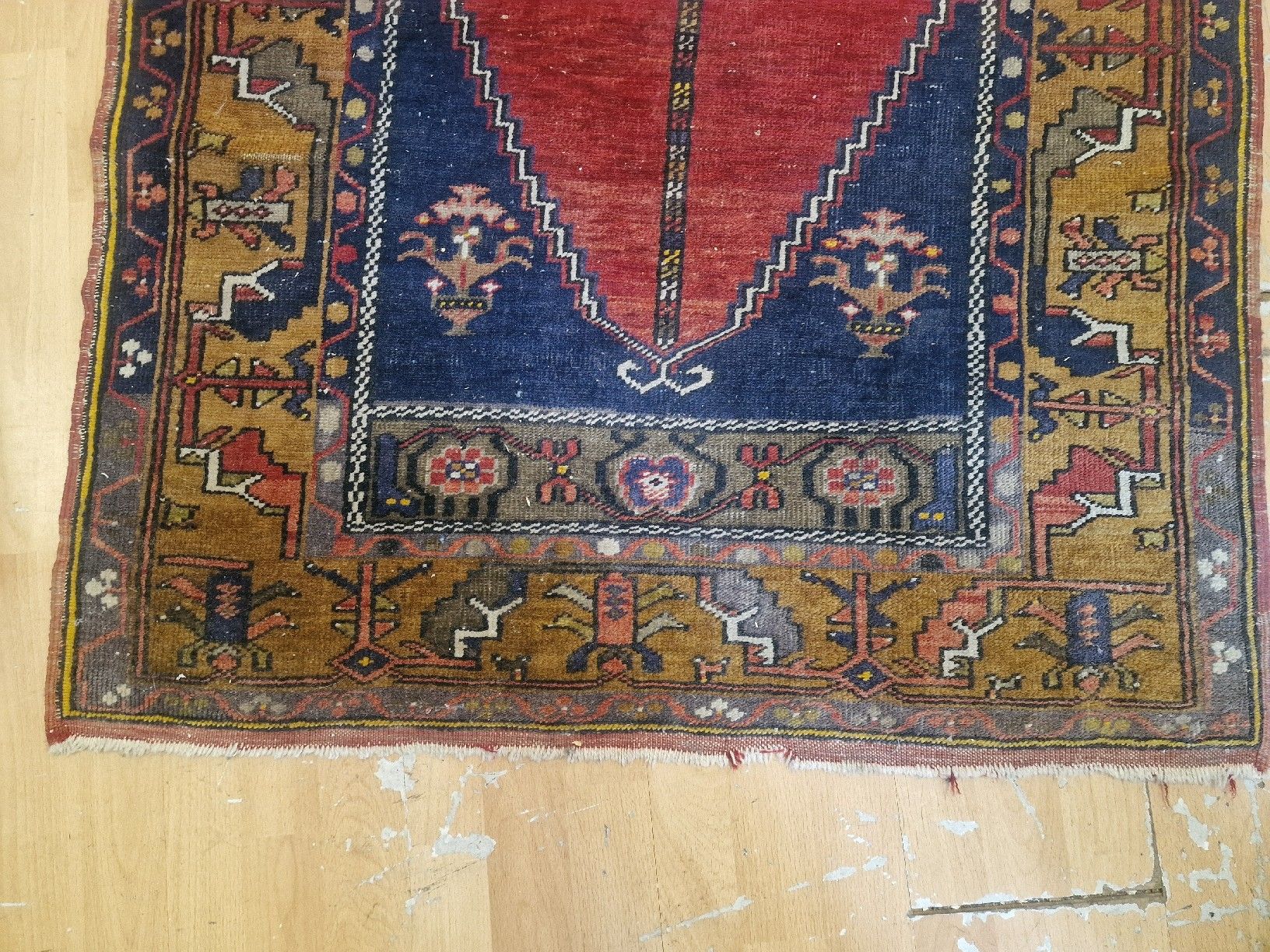Teppiche: Orientteppich handgeknüpft rot blau mehrfarbig – Gebraucht aus BERN von Intarsia 1