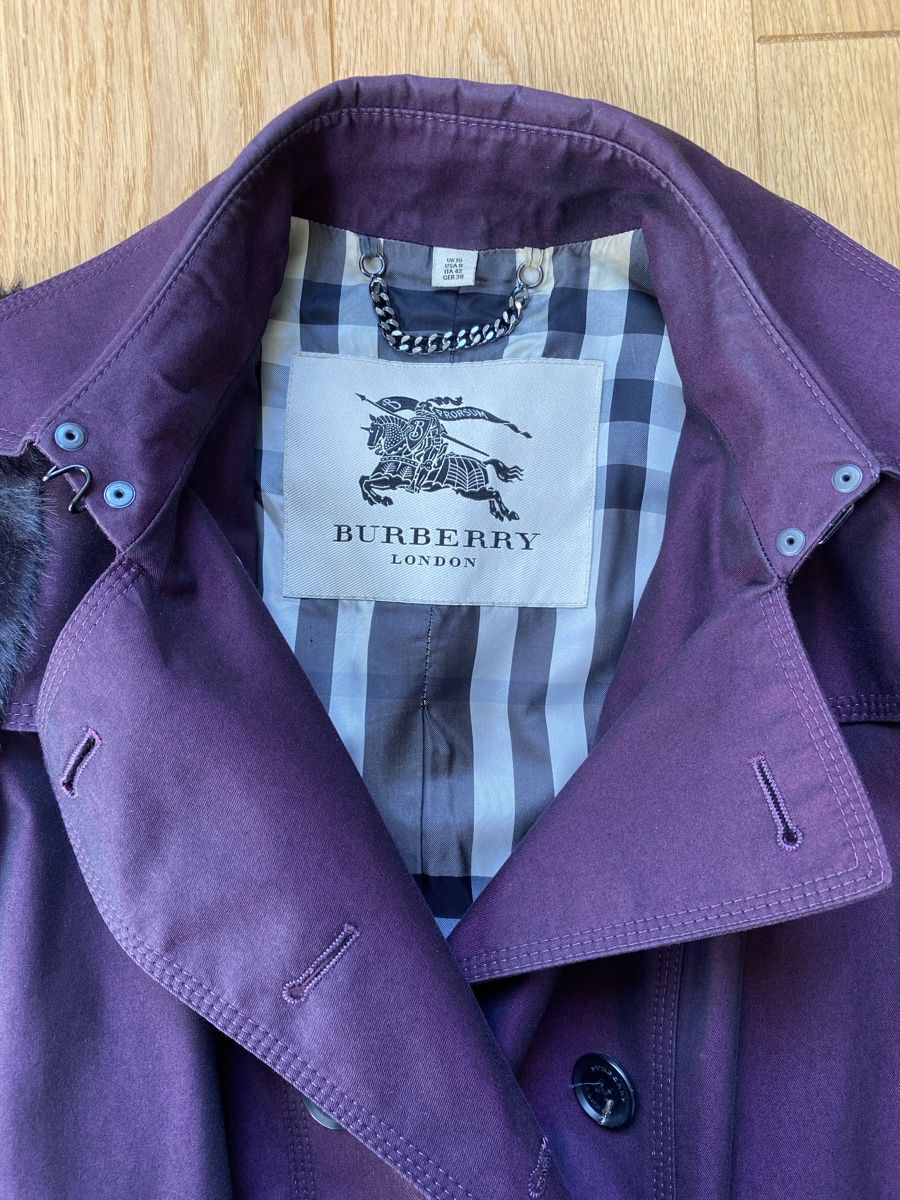 Burberry Cappotti: Trench BURBERRY in cotone e pelliccia – Usato da Monte Carasso venduto da chi_design 5