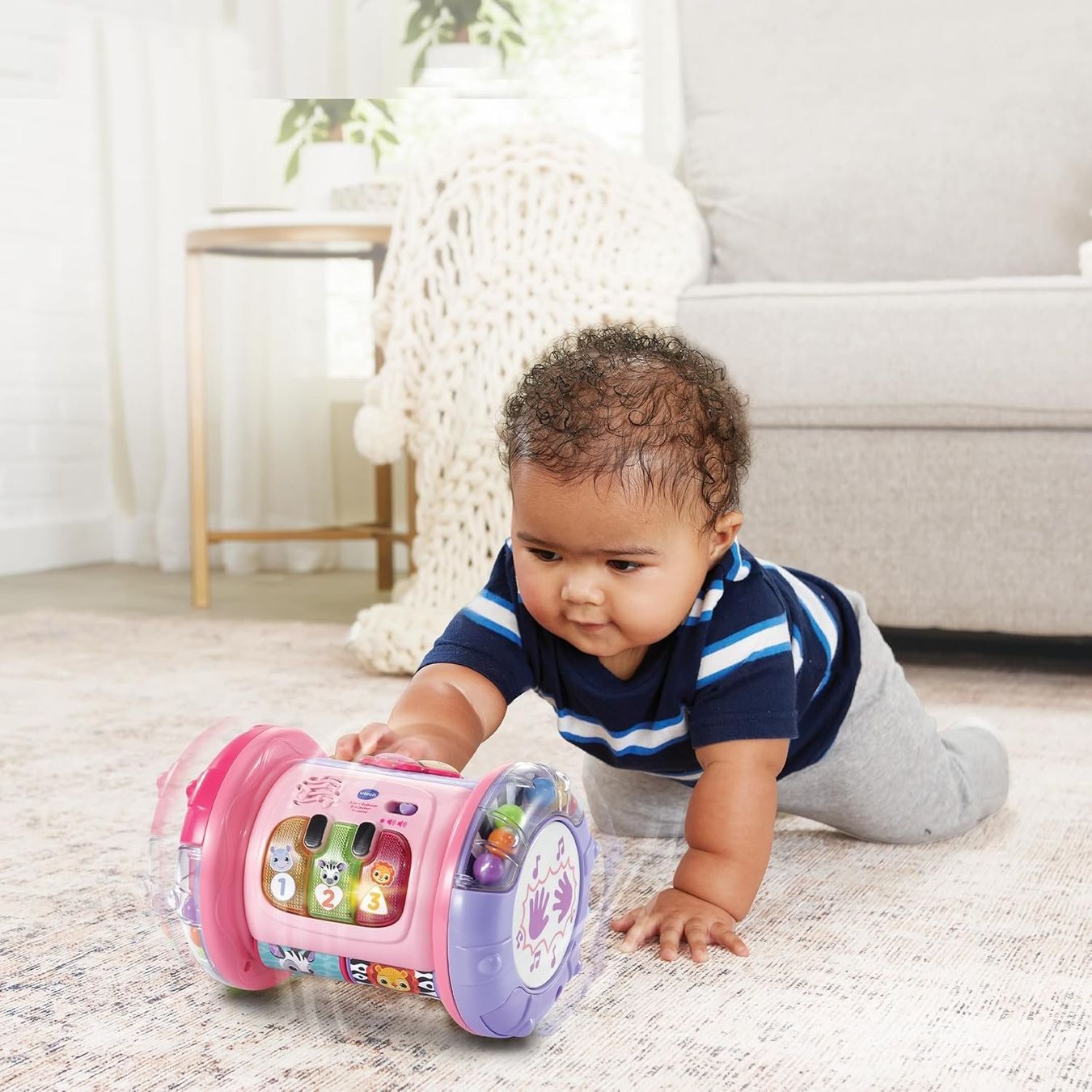 Vtech Giocattoli: Vtech 3-in-1 Rollende Entdecker-Trommel pink – Nuovo e nell'imballaggio originale da Suhr venduto da SchnapperCH 1