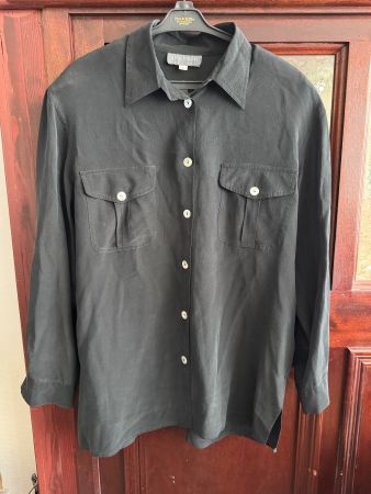 Seidenbluse Vintage Gina Monti 100% Seide