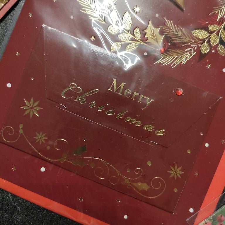 Karten: Rote Weihnachtskarte mit Briefumschlag – Gebraucht aus Schaffhausen von tut_85dq 1