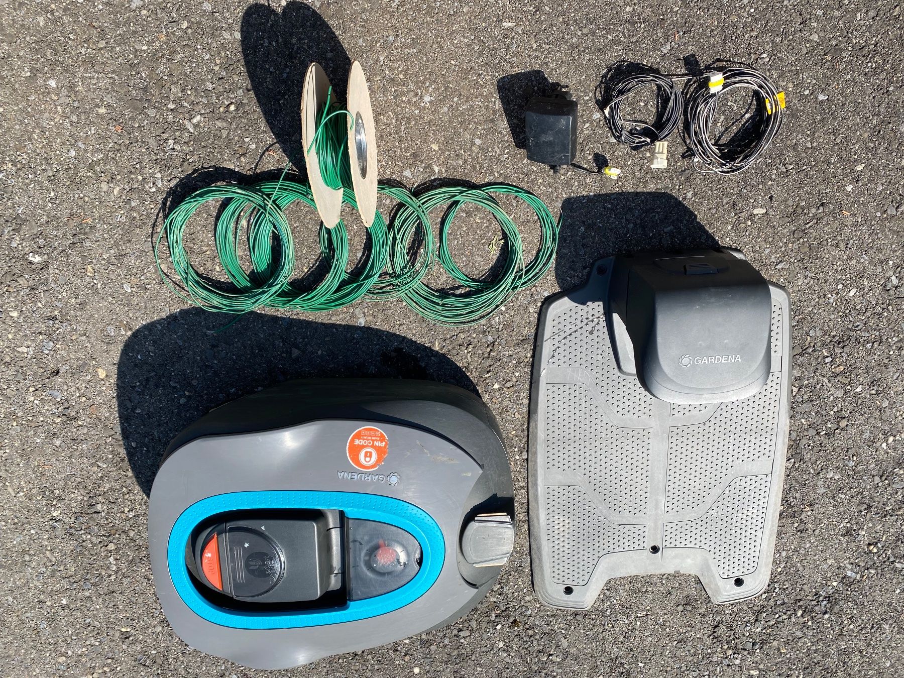 Gardena Rasenmäher: Rasenmäher-Roboter Sileno von Gardena – Gebraucht aus Höfen b. Thun von Uruegs01