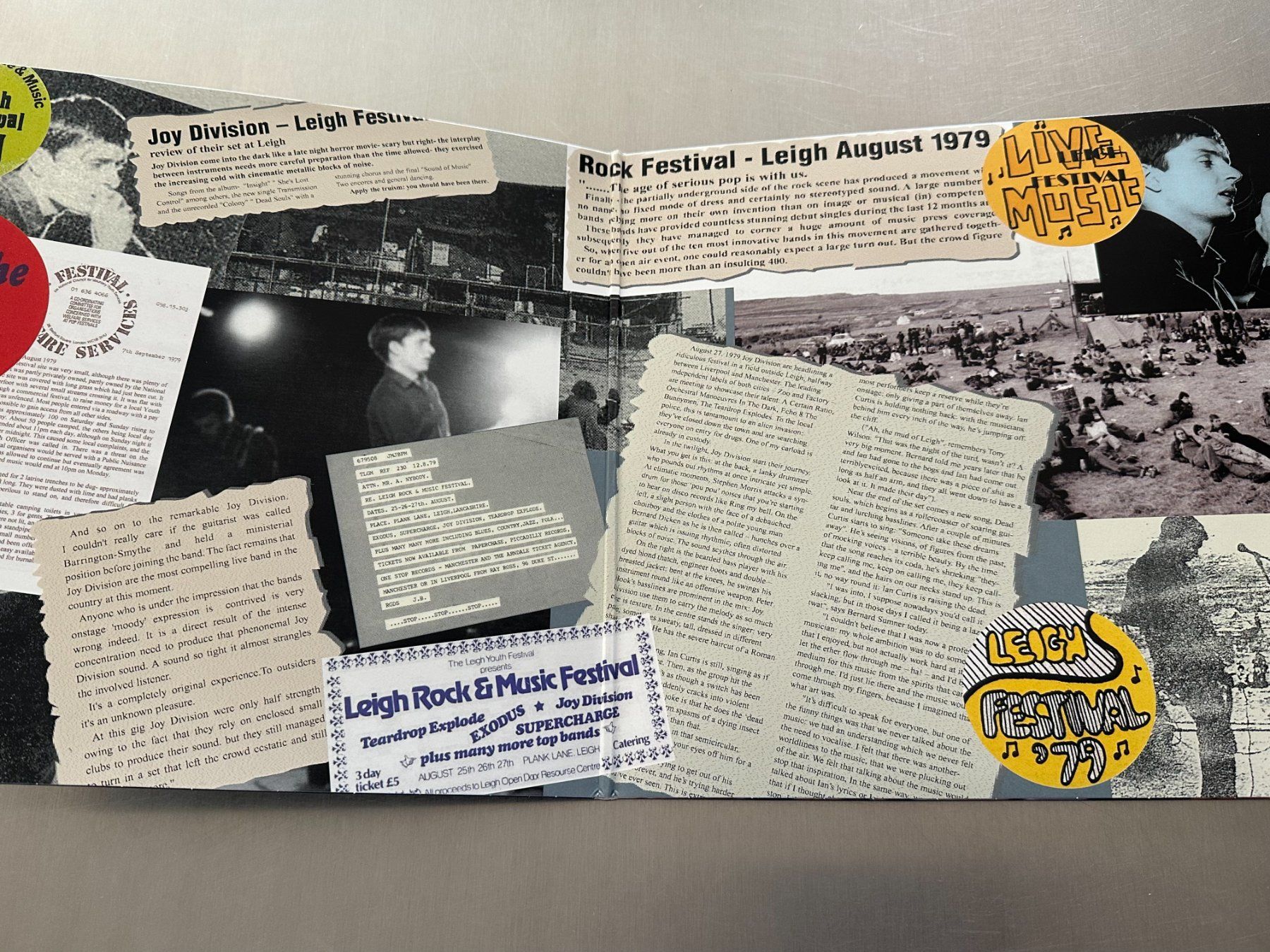 Dischi in vinile: JOY DIVISION LP LEIGH ROCK FESTIVAL – Usato da Sion venduto da jaipur1401 2