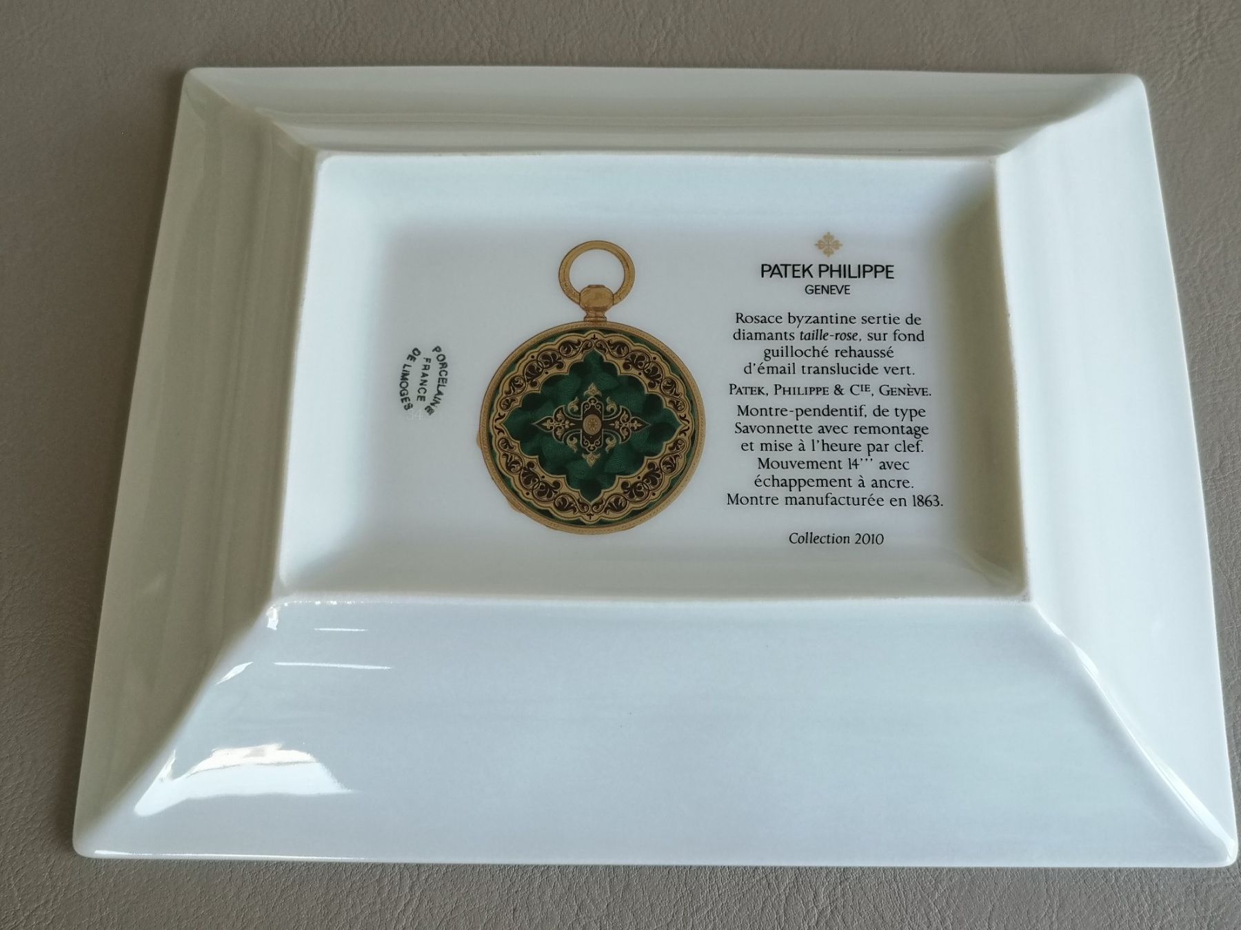 Patek Philippe Piatti di portata: PATEK PHILIPPE SCHALE/PLATTE KOLLEKTION 2010 LIMOGES – Usato da Sissach venduto da Megane21 5