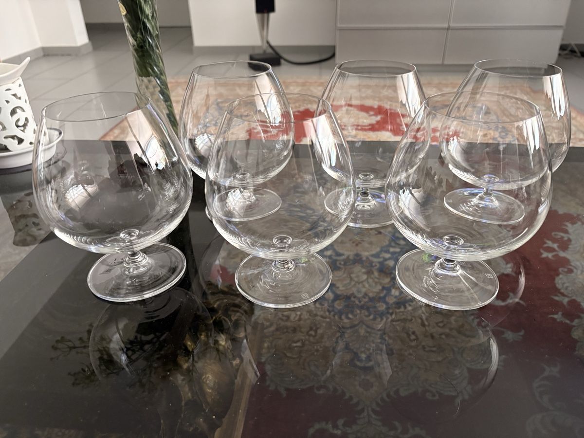Bicchieri: RIEDEL 6 Cognacgläser Kristall  – Usato da Bellinzona venduto da ModaLugano 2