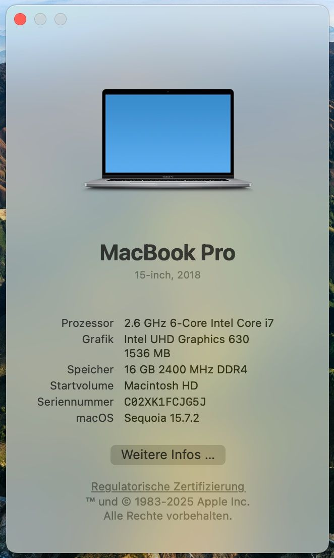 Apple Notebook: MacBook Pro 15" 2018 – Usato da Bischofszell venduto da FreJoe 3