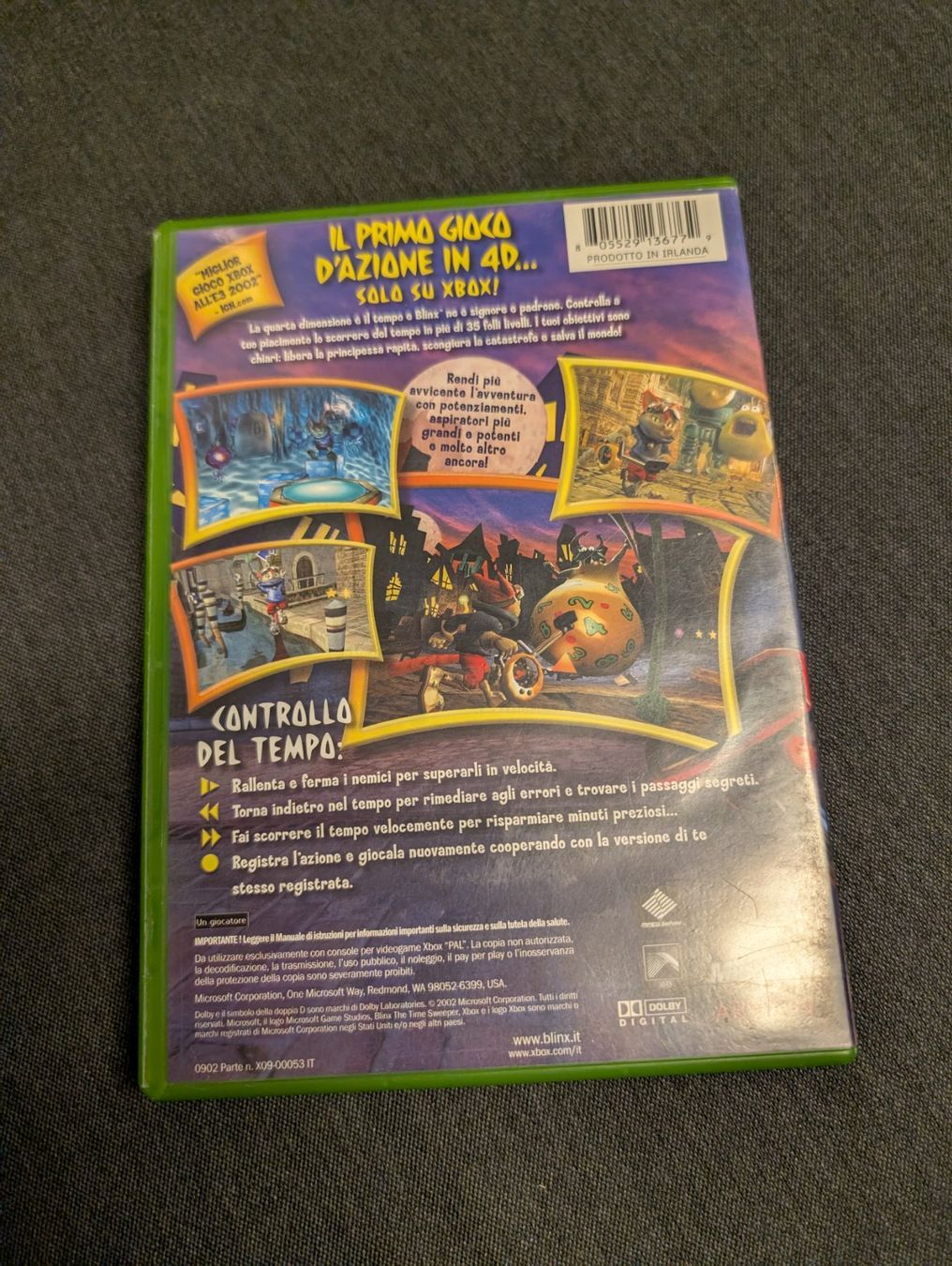 Giochi: Blinx the Time sweeper Microsoft Xbox Microsoft Xbox – Usato da Giubiasco venduto da Ticinerd 1