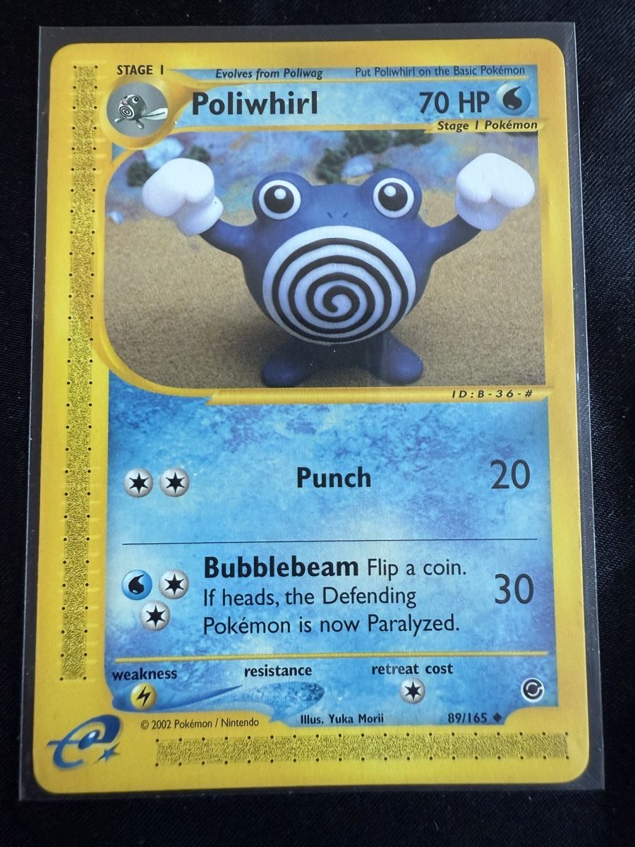 Pokémon Carte collezionabili: Poliwhirl Pokemon Expedition - 89/165 – Usato da Winterthur venduto da SiddyPokemon