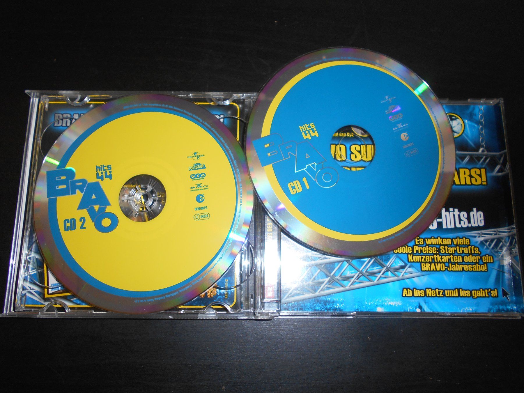 CD: Bravo Hots 44 / 2CDs – Usato da Aarberg venduto da witchhunter01 2