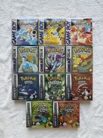 Pokémon Gameboy-Spielesammlung - CIB