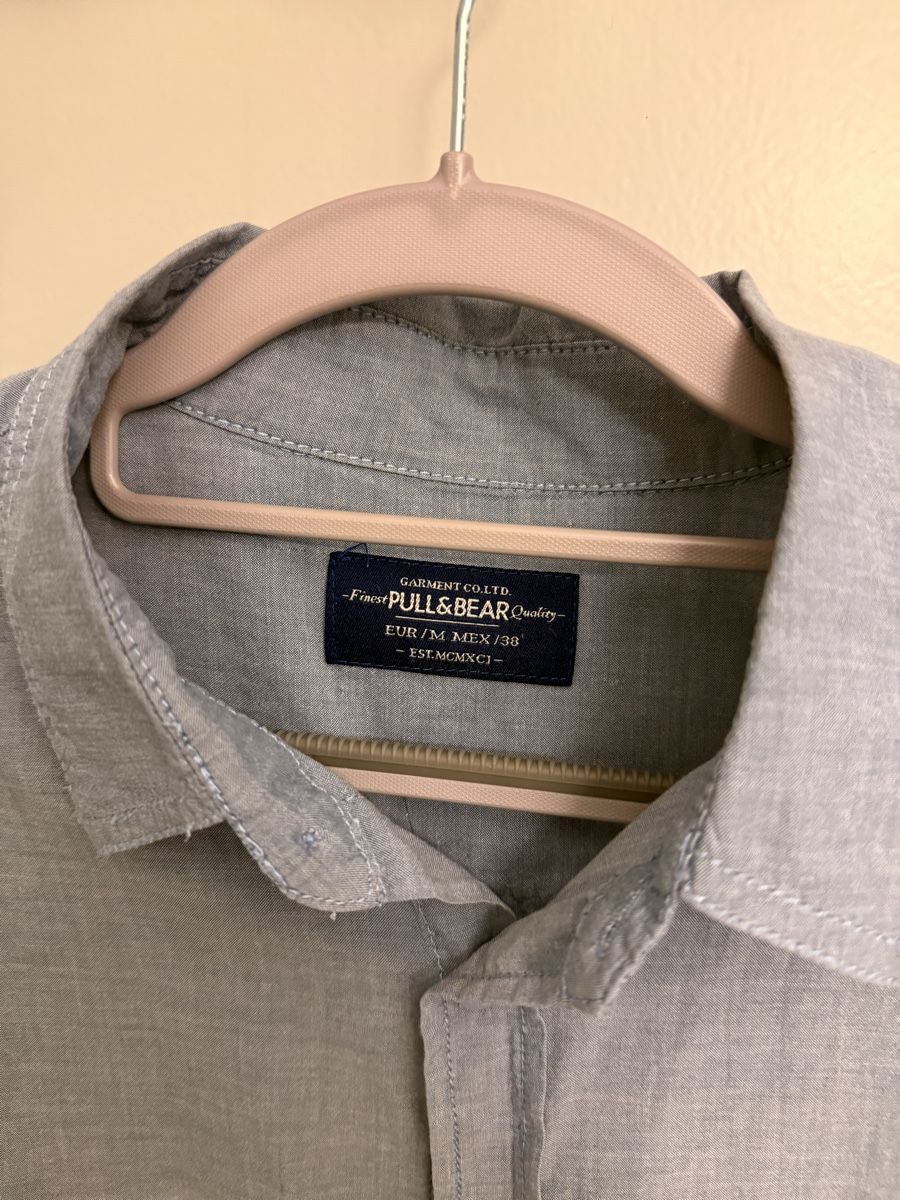 Pull&Bear Hemden: Herren Hemd Pull&Bear hellblau Grösse M guter Zustand – Gebraucht aus Wettingen von Rueetschi 2