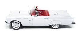 1957 FORD THUNDERBIRD HARDTOP WEISS 1:18 AUTOWORLD