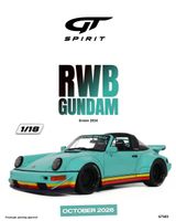 Porsche WB GUNDAM GREEN 2024 1/18 NEUHEIT