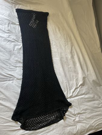Victoria Beckham X Mango maxi sheer skirt in size M