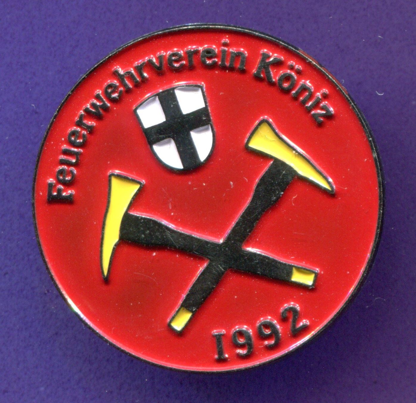Placchette & Badge: Feuerwehr  KÖNIZ  1992 – Usato da Winterthur venduto da Sammleroase