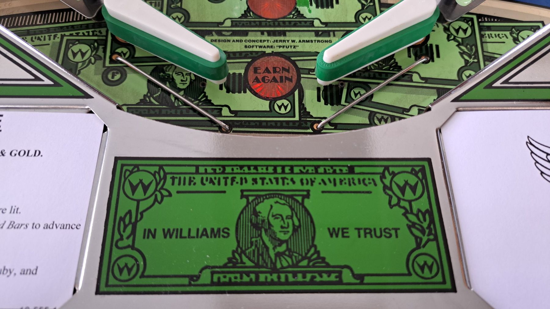 Williams Flipper: Flipperkasten Millionaire von Williams – Difettoso da Wil venduto da meinflipper 4