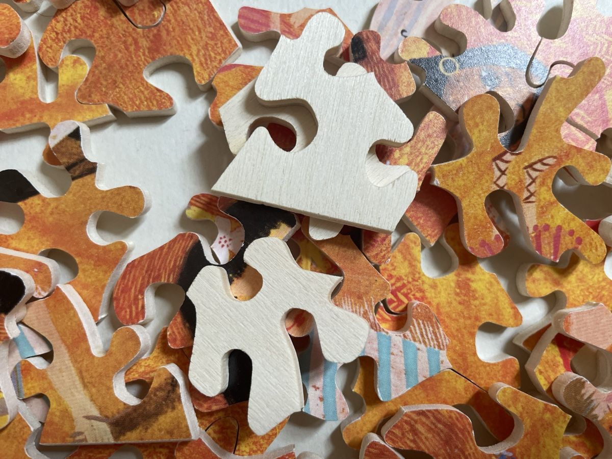 Puzzle: 2 Vintage-Holzpuzzles – Nuovo (secondo la descrizione) da Biel/Bienne venduto da ilariareda 1