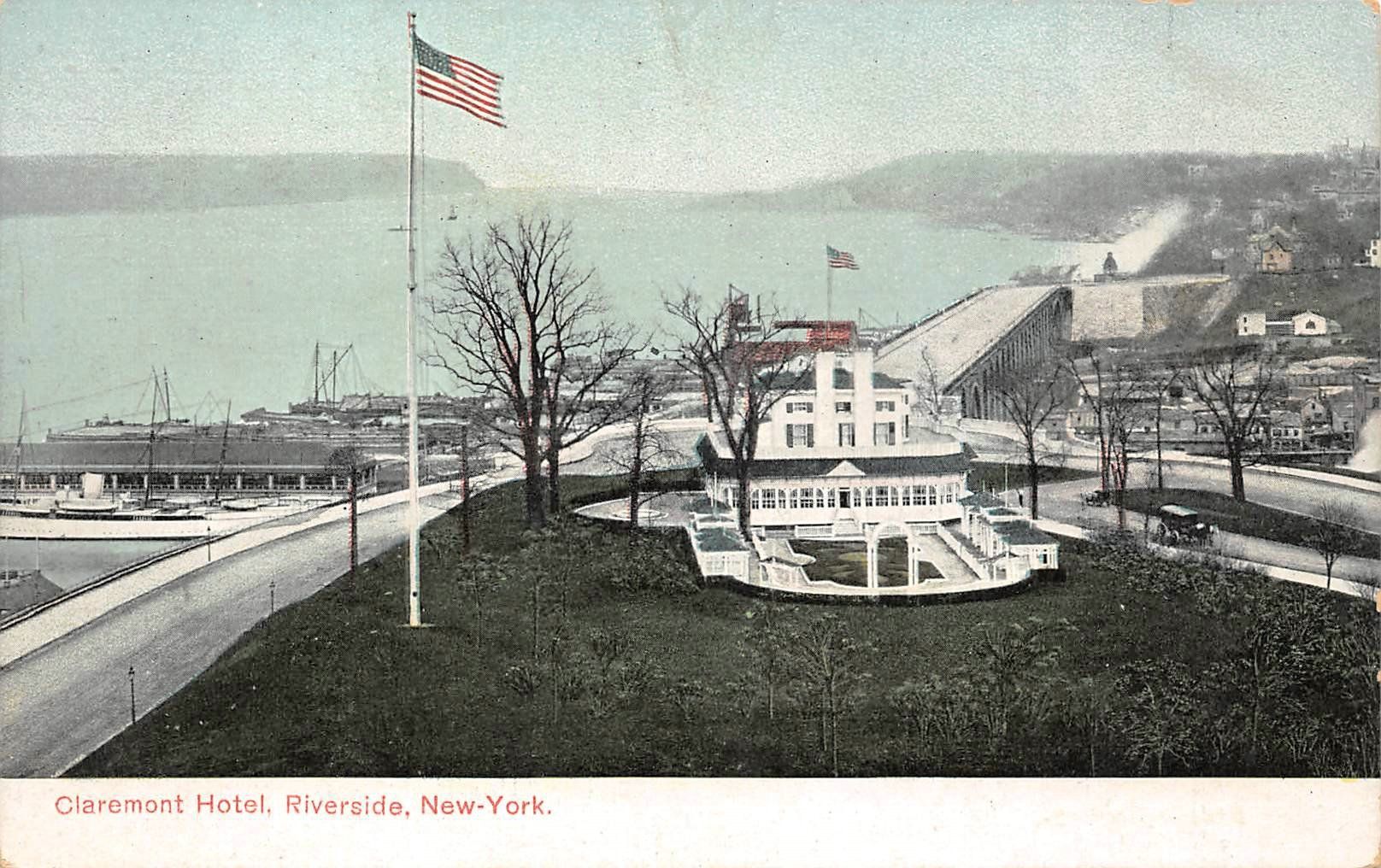 Ansichtskarten: Claremont Hotel, Riverside New York – Gebraucht aus Ottikon b.Kemptth. von Neptun1974
