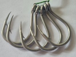 5x Jig Haken /Naturköder Haken 9/0
