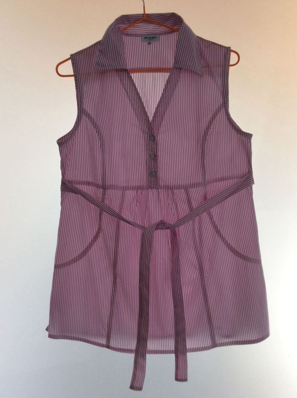 Camicette: SS-BLUSE Gr.40/42 fein gestreift UMSTANDSMODE – Nuovo e nell'imballaggio originale da Frauenfeld venduto da Boldi46