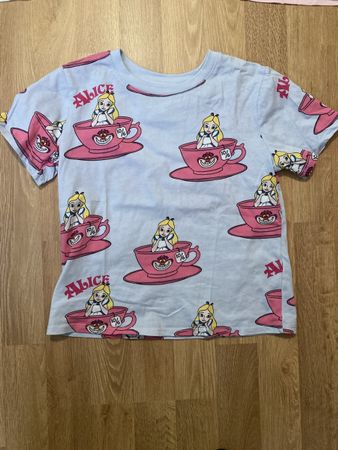 Alice im Wunderland Mädchen Shirt Gr. 122/128