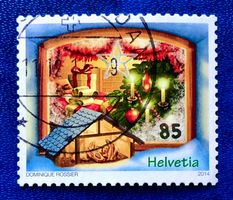Nr.1526 Krippe Sondermarken Weihnachten GESTEMPELT 2014   