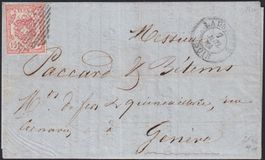 Luxus-Rayonbrief: Lausanne - GENF, +Befund Nr.20 T.4 UL-II