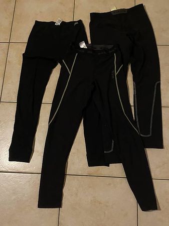 Set 3 leggings termici 