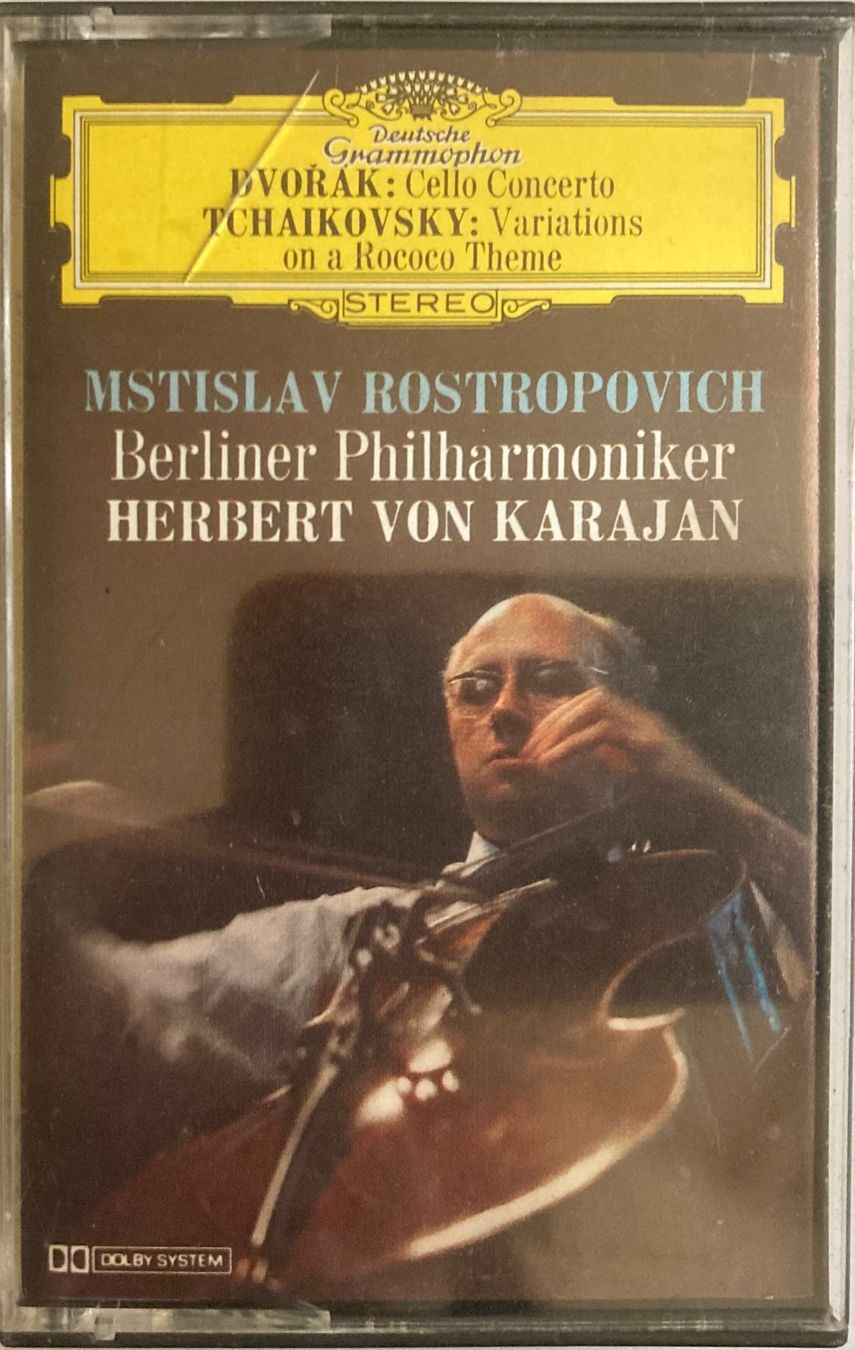 Musicassette: DVORÁK / TSCHAIKOVSKI ..... - CELLO CONCERTO..... – Usato da Poliez-Pittet venduto da Newtown-Records