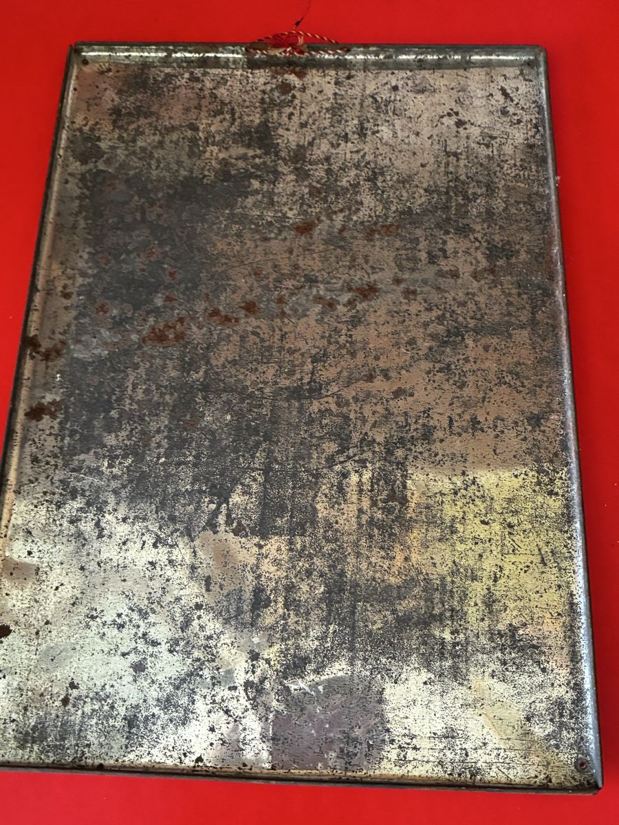 Insegne: Schild antik defekt / Blech mit Kunststoffüberzug – Usato da Lengnau BE venduto da Warmbrodt 2