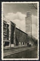 Basel, Strassenpartie mit St. Antoniuski