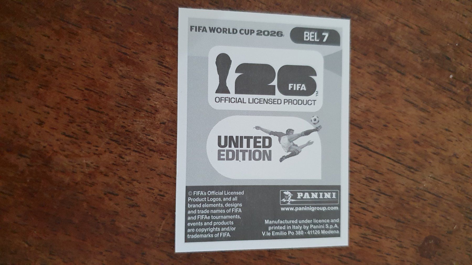 Panini Carte collezionabili: Panini WM 2026 - BEL 7 – Usato da Beromünster venduto da boeggy 1