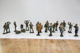 Elastolin & Lineol & Schusso 2. Weltkrieg Figuren SET