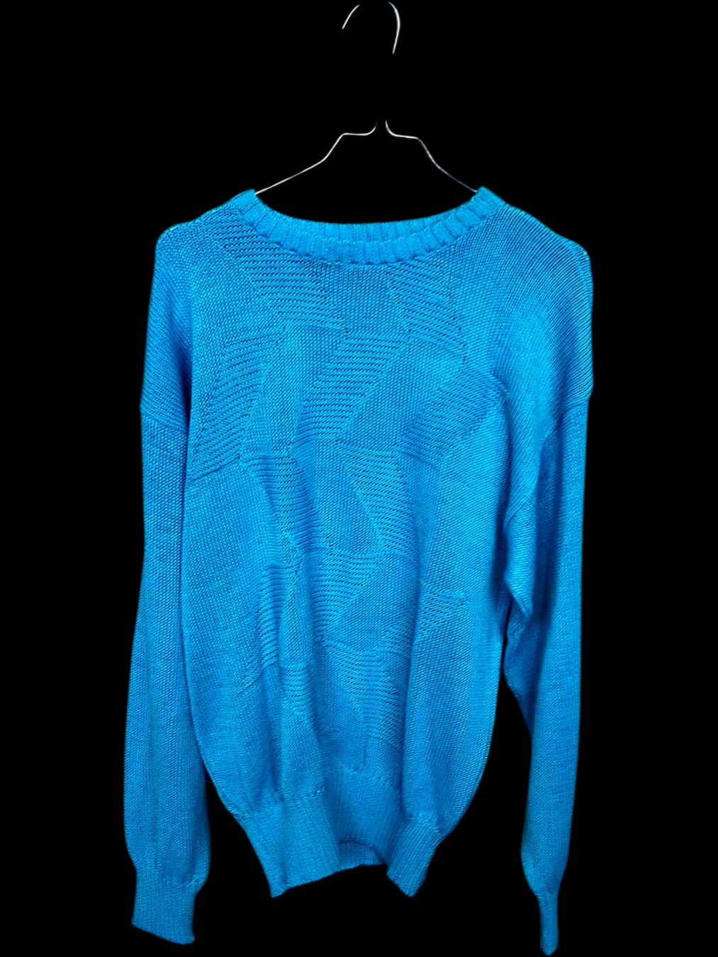 Pullover & Sweatshirts: Tuomo by Amairindo Hellblauer Strickpullover - Größe M – Gebraucht aus Zug von vinokilo 1
