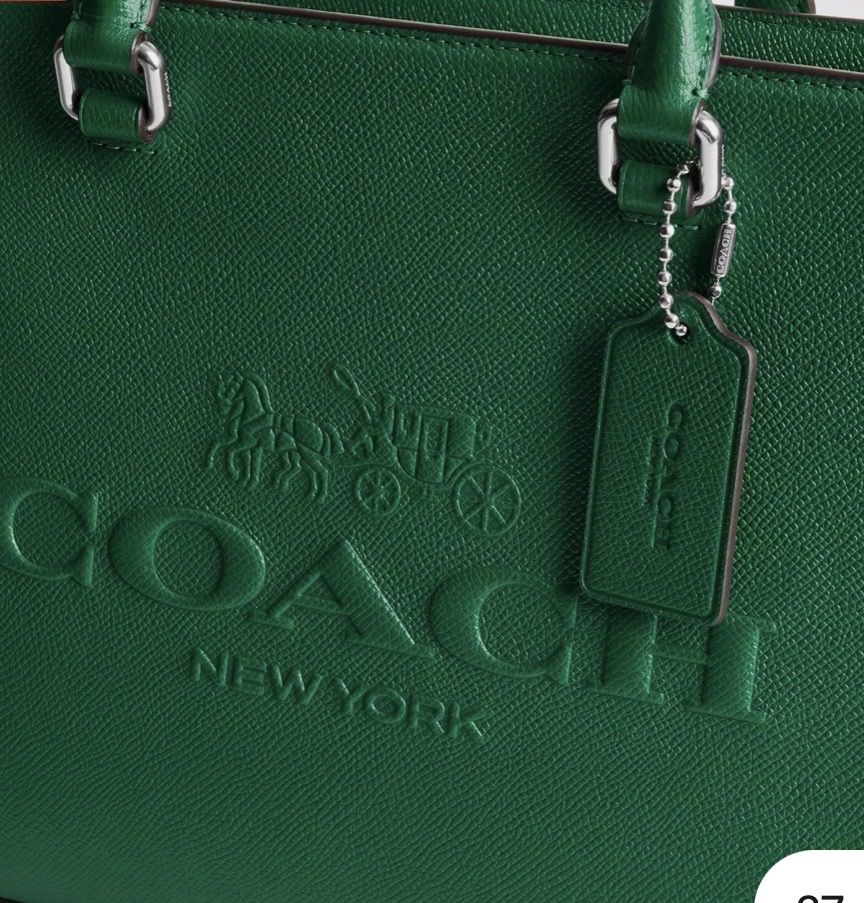 Coach Sacs: Handtasche Coach Grün Leder neu – Neuf (Voir description) à Steinhausen par Marmottarosa 3