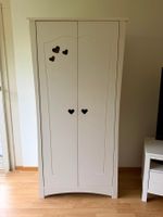 Kinderschrank weiss 2-türig Herzen | Abholung