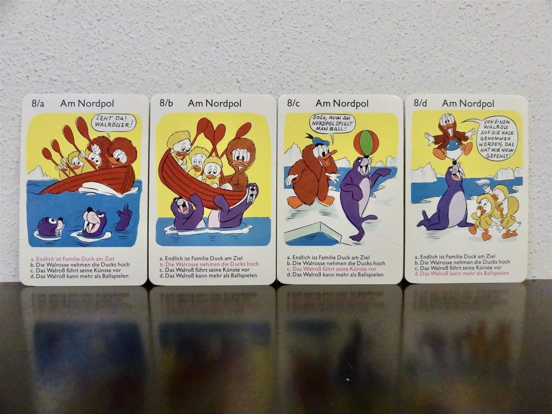 Giochi: schönes altes Quartett DONALD DUCK – Usato da Kerzers venduto da wisaundso 9