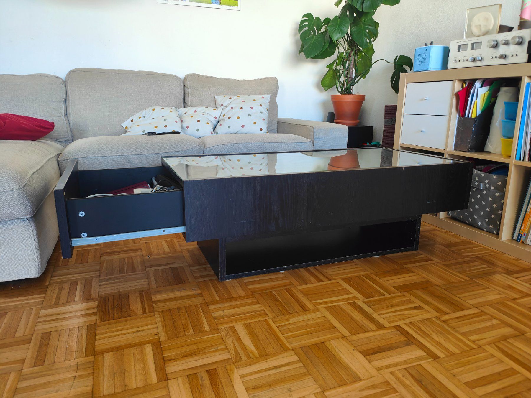 Tavoli: Sofatisch Massivholz und Glas – Usato da Zürich venduto da mso_qv78 6