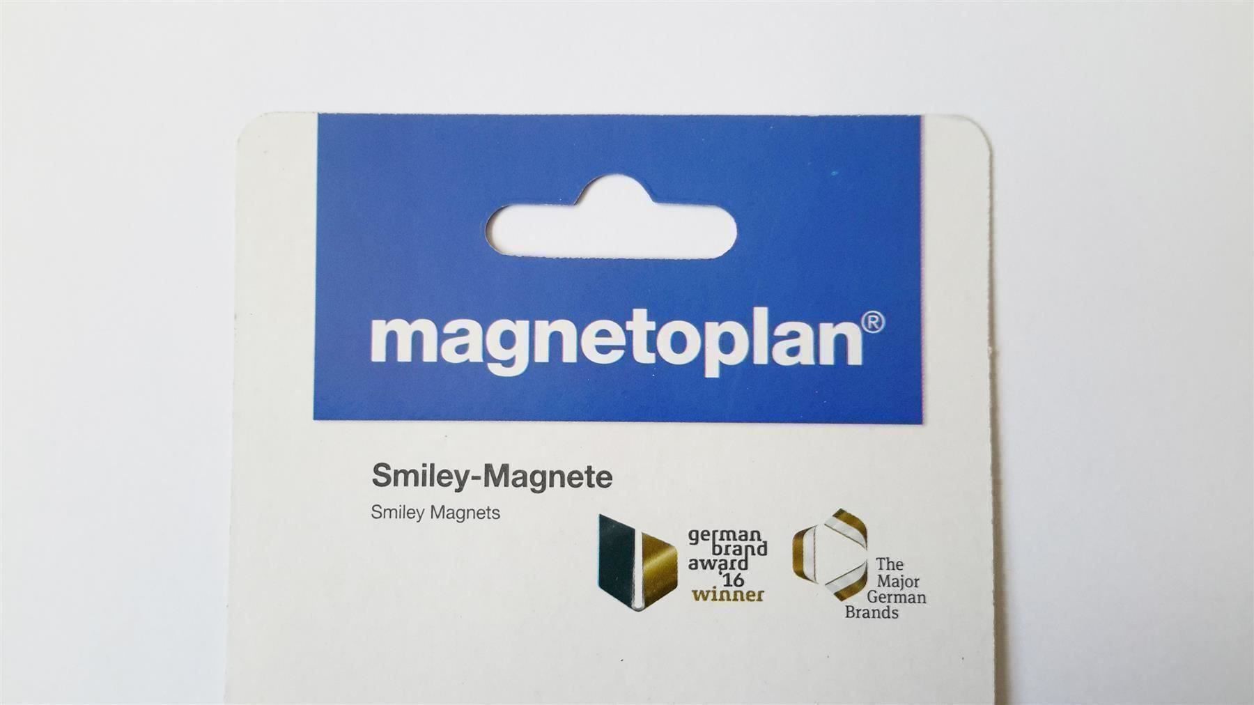 Magnete: Magnete Smiley 8 Stück, 20 mm – Neu und originalverpackt aus St. Gallen von cointec 2