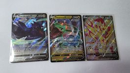 Pokémon Karten Corviknight V Rayquaza V Zamazenta V Set