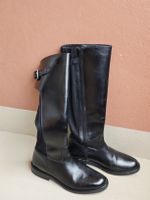 Black Leather CafeNoir Boots Size 38