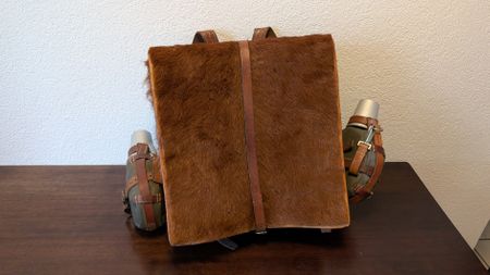 Vintage Militär Rucksack mit Feldflasche, Top Zustand! Aff