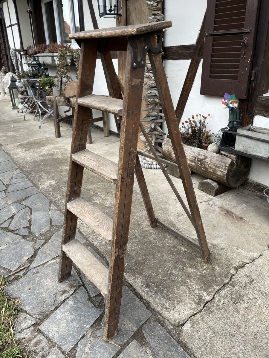 Scale: Antike Holzleiter – Usato da Heimenhausen venduto da Bufnof 3