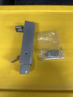 Türstopper mit Fusspedal Metall grau neuwertig