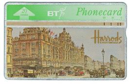 Telefonkarte British Telecom BTA-087 Harrods
