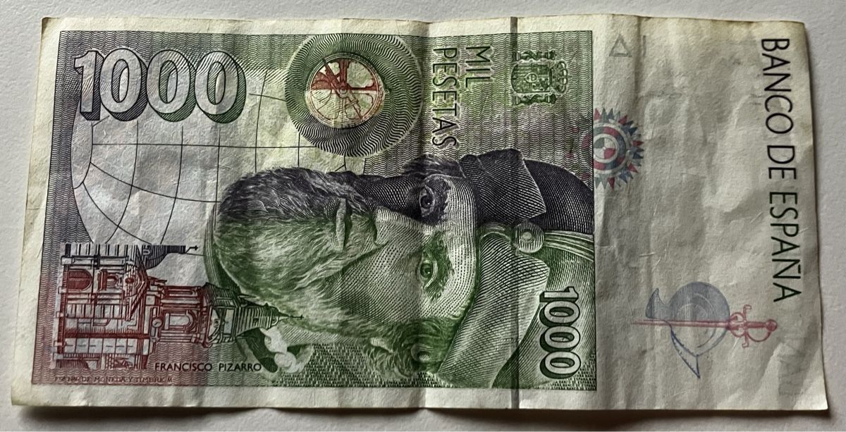 Banknoten: Spanien 1000 Pesetas – Gebraucht aus Algetshausen von Carrhard 1
