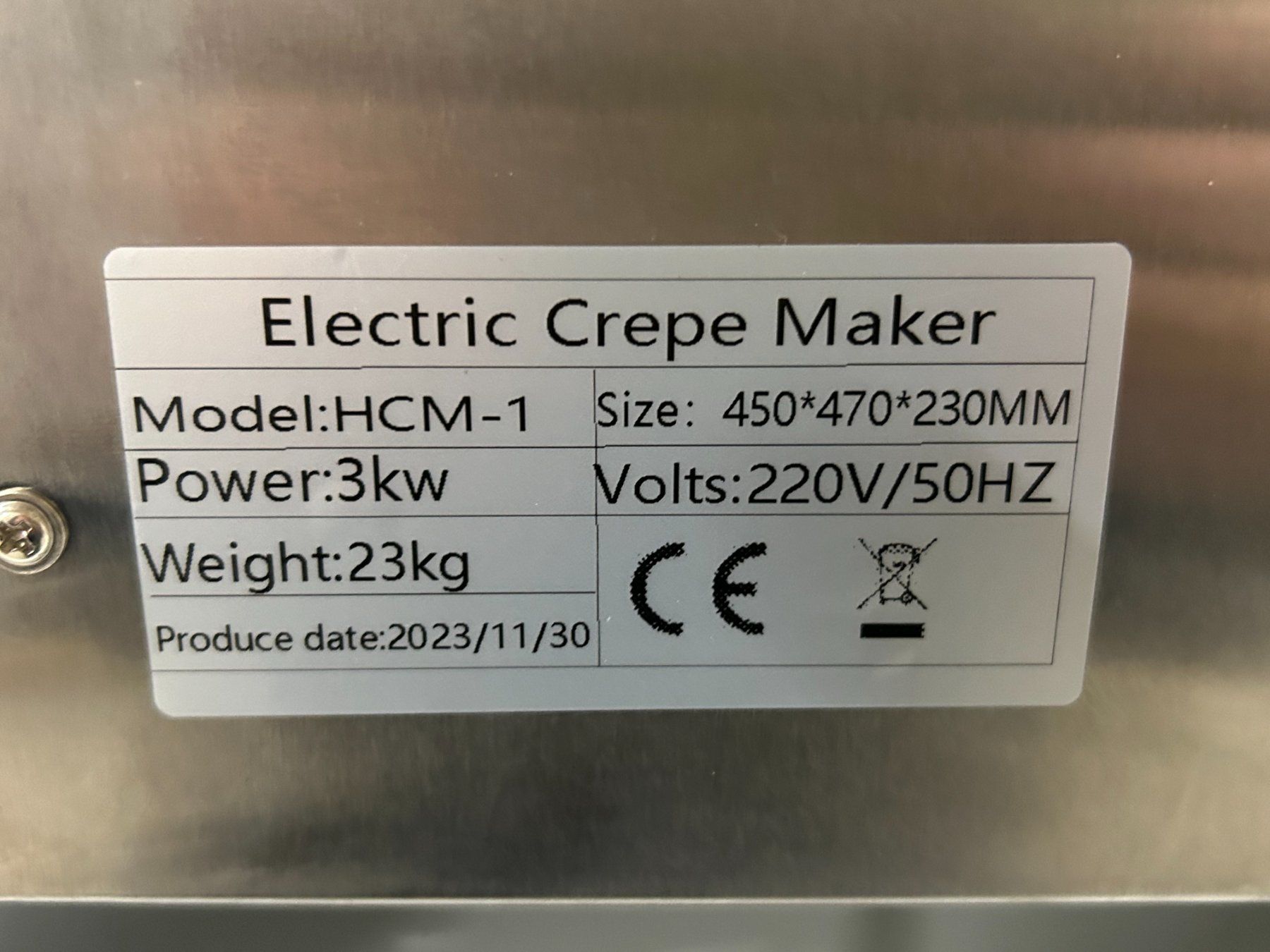 Elettrodomestici da cucina: Crepe Platte  NEU mit Garantie – Nuovo e nell'imballaggio originale da Hombrechtikon venduto da SPS-Liquidationen 1